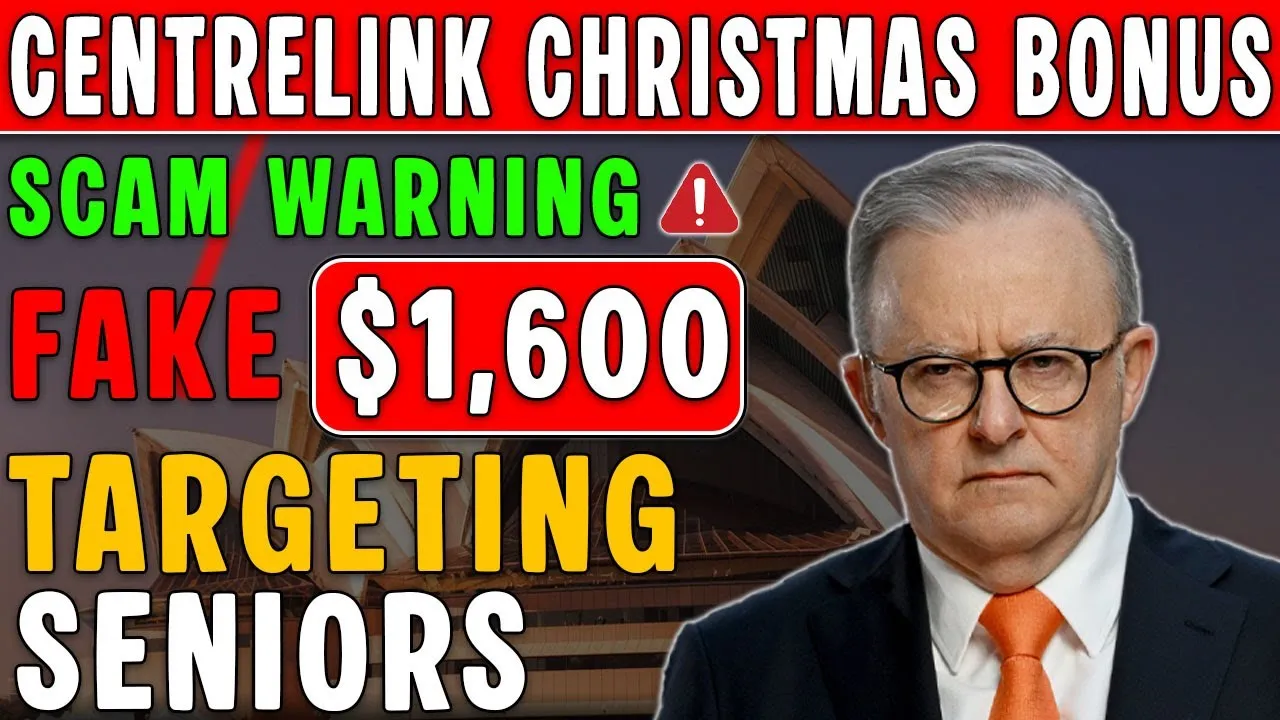 Fake $1,600 Centrelink Christmas Bonus Scam